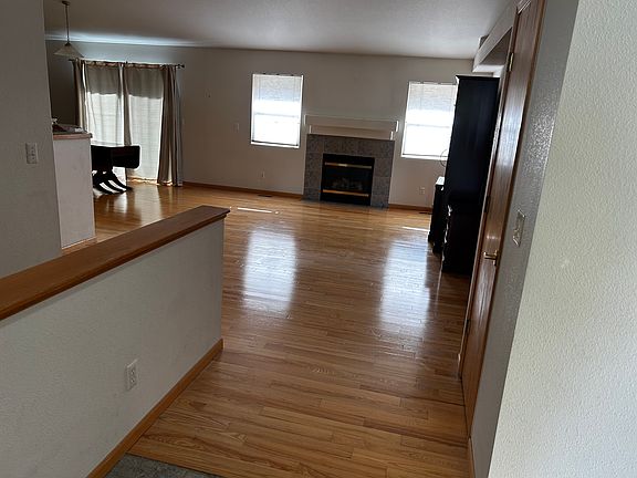 Living Room. All hardwood floors