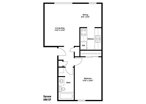 Floor plan Spruce
