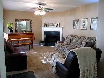 Living Room w/Gas Fireplace