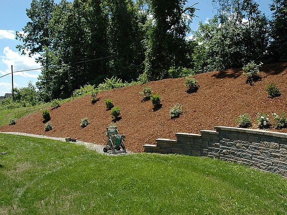Wrap around custom landscaping