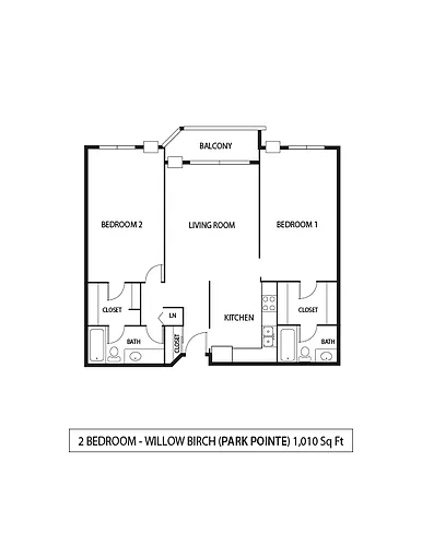 Floor plan Willow Birch