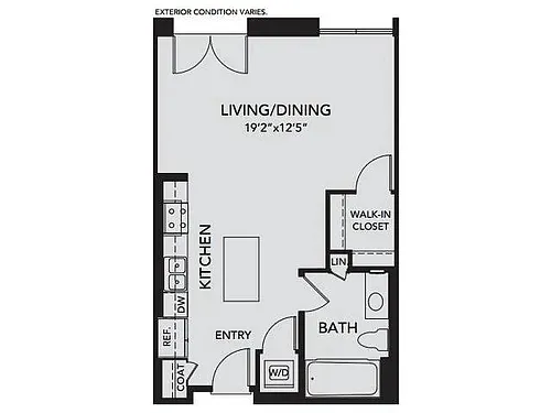 Floor plan S1 - Studio
