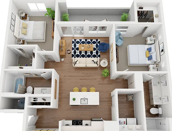 2 Bedroom | 2 Bath 2 Bedroom | 2 Bath