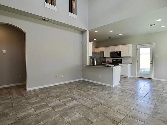 Open floor plan with entertainer's kitchen