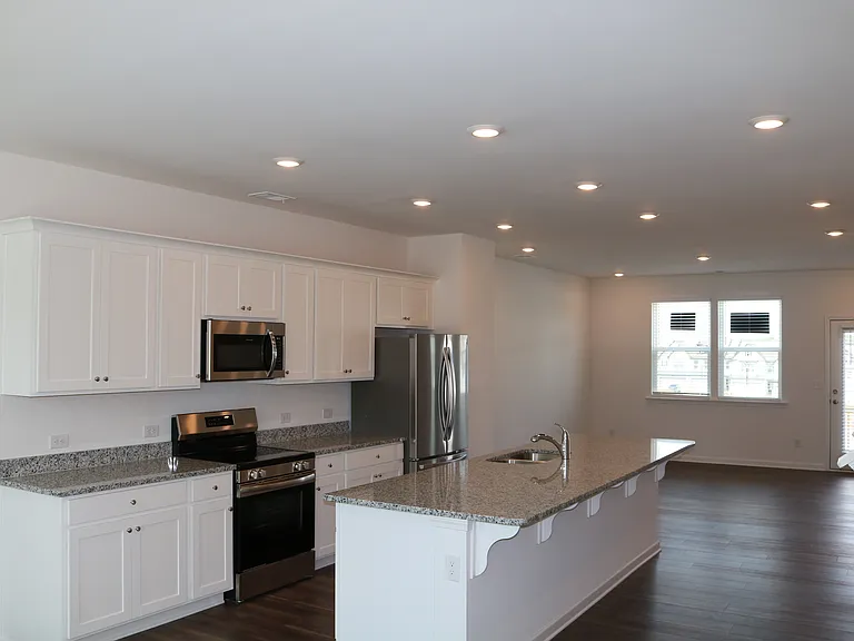 Main level - Open floor concept with multiple windows