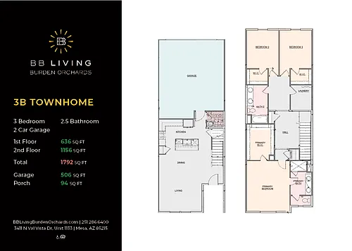 Floor plan 3B-TH