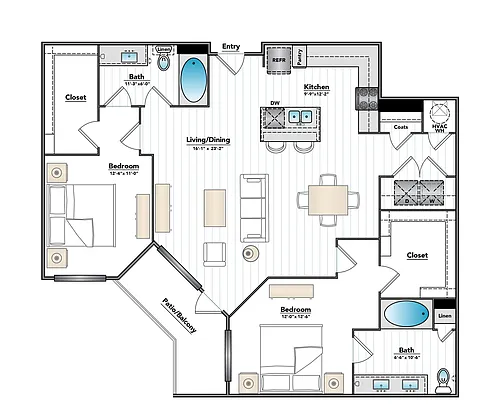 Floor plan B3