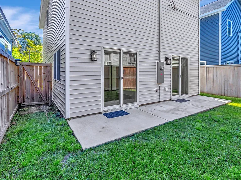 100% Fenced In Back yard