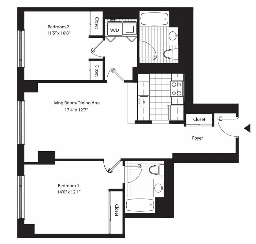 Floor plan Roosevelt