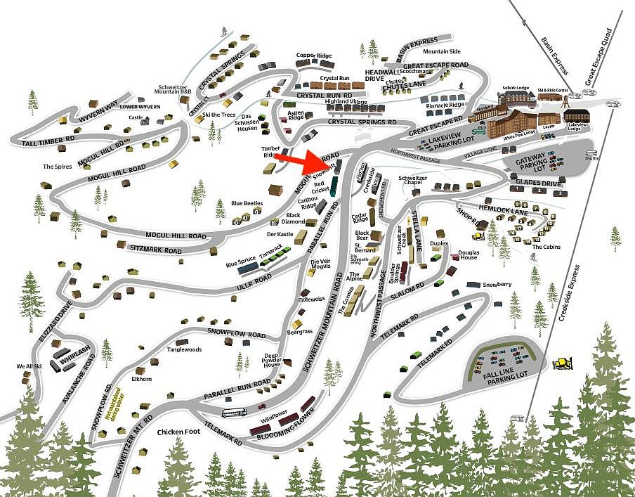 Only step away from the Village