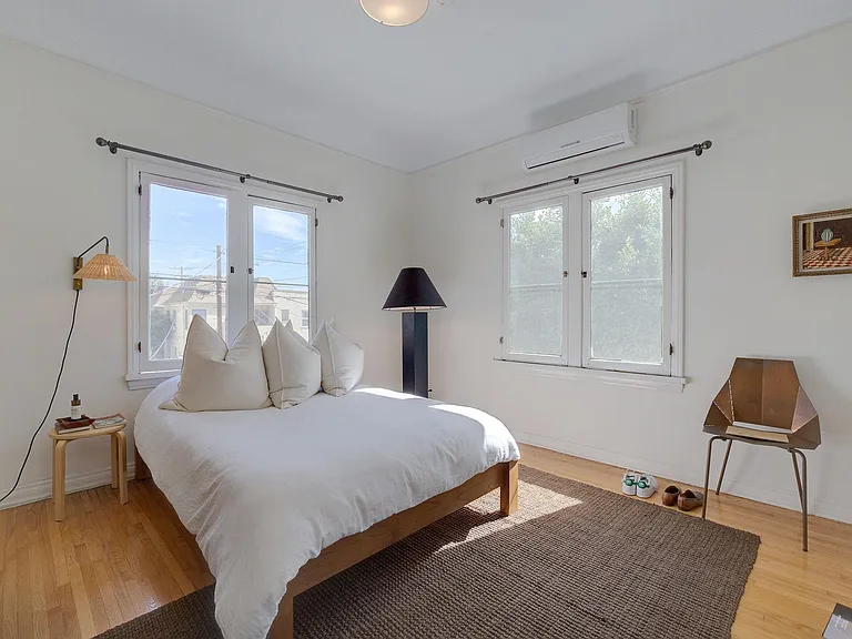 Bedroom, east/south views