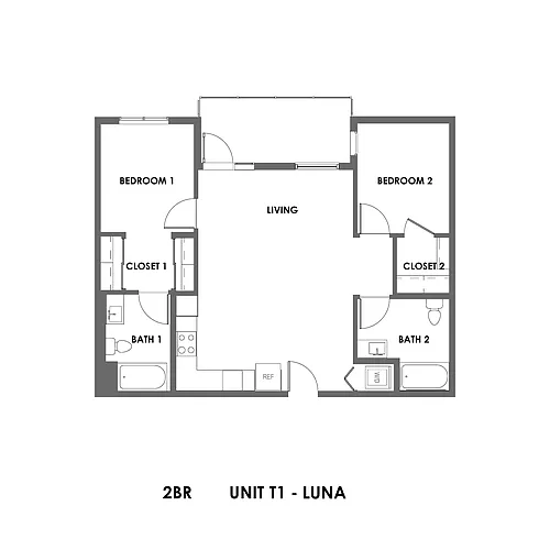 Floor plan T1