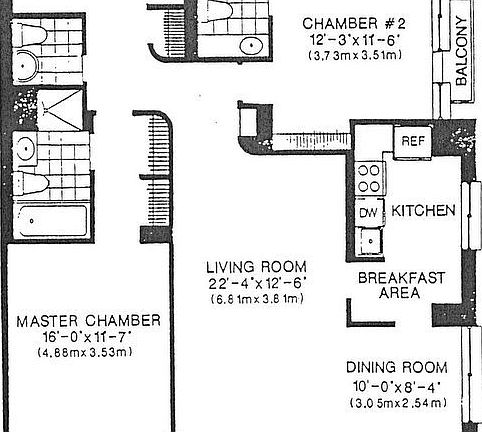 2nd image of 21 S End Ave #Penthouse 2x