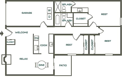 Floor plan The Linden