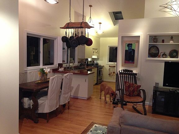 Breakfast Nook/Kitchen : Includes handmade glass/copper lighting. Teak counters, sunny kitchen/eatin