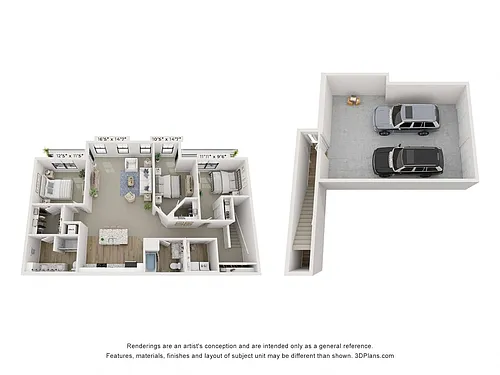 Floor plan Paxton - Attached Garage