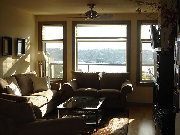 Living room in the morning