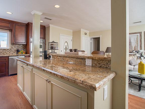 Open kitchen with island