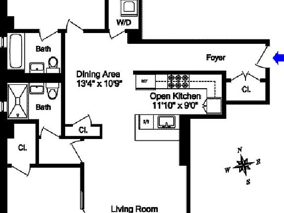 2nd image of 27 W 72nd St #805