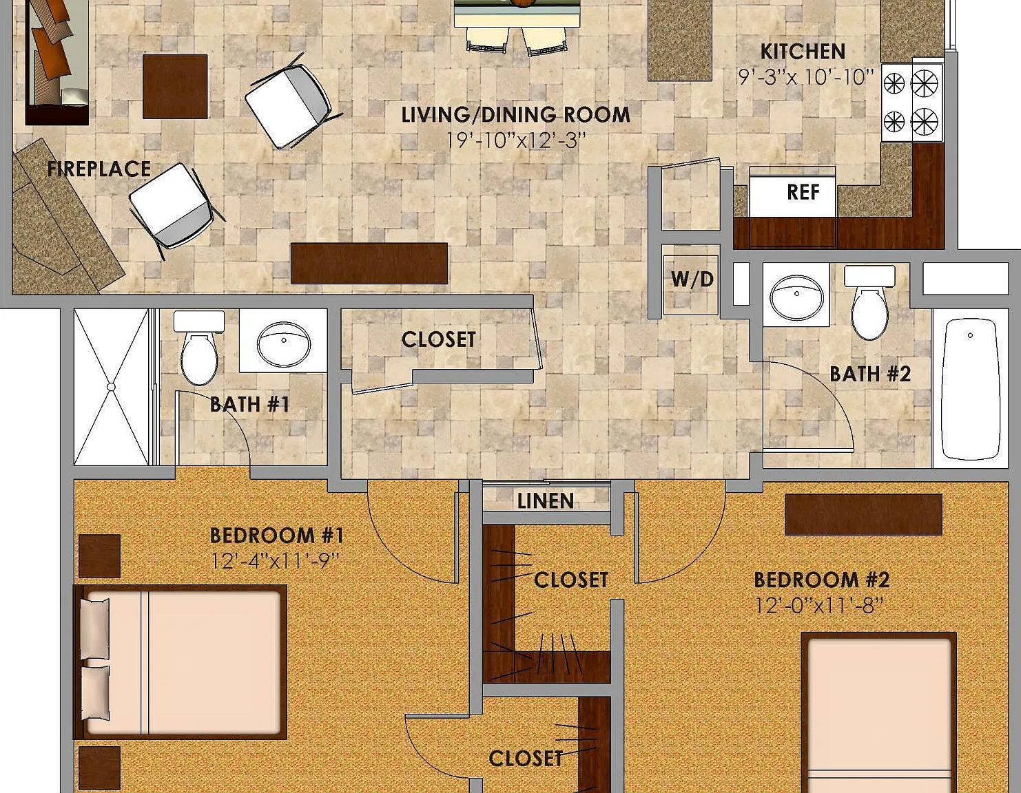 2 bed, $2,195 — Photo 4