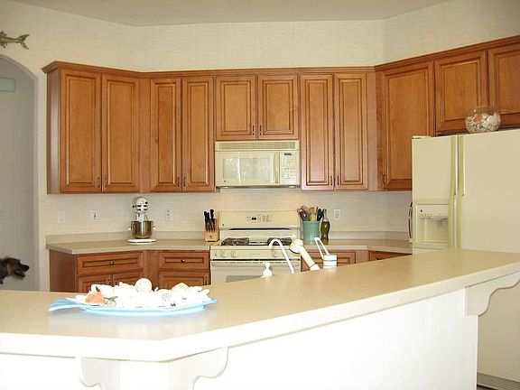 All wood kitchen