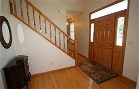 Spacious and open front foyer