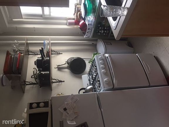 Boylston St Split Kitchen Refrigerator, stove, window, co