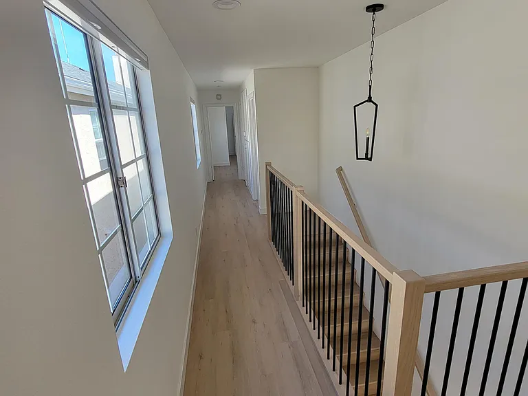 Second floor view looking East.