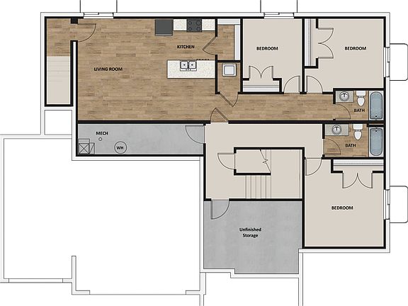 Optional Rental Suite ADU Basement