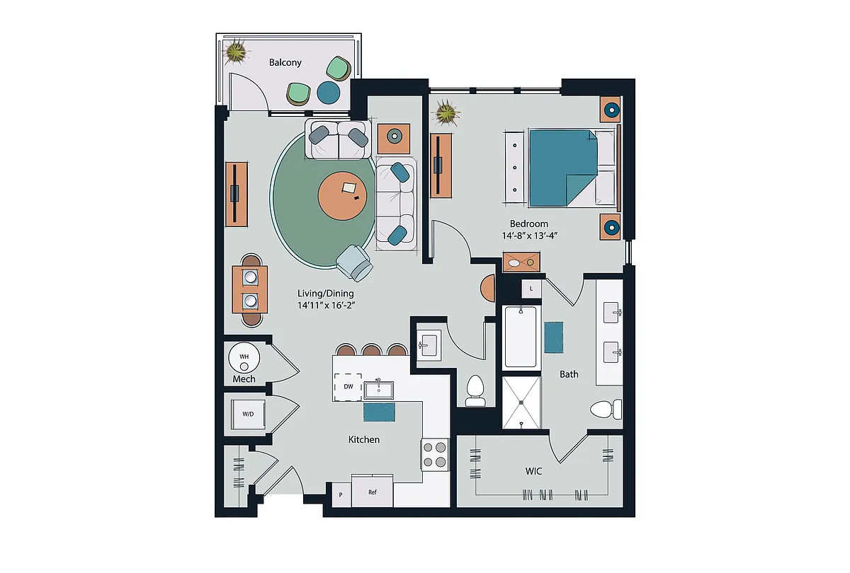 Floor plan A16