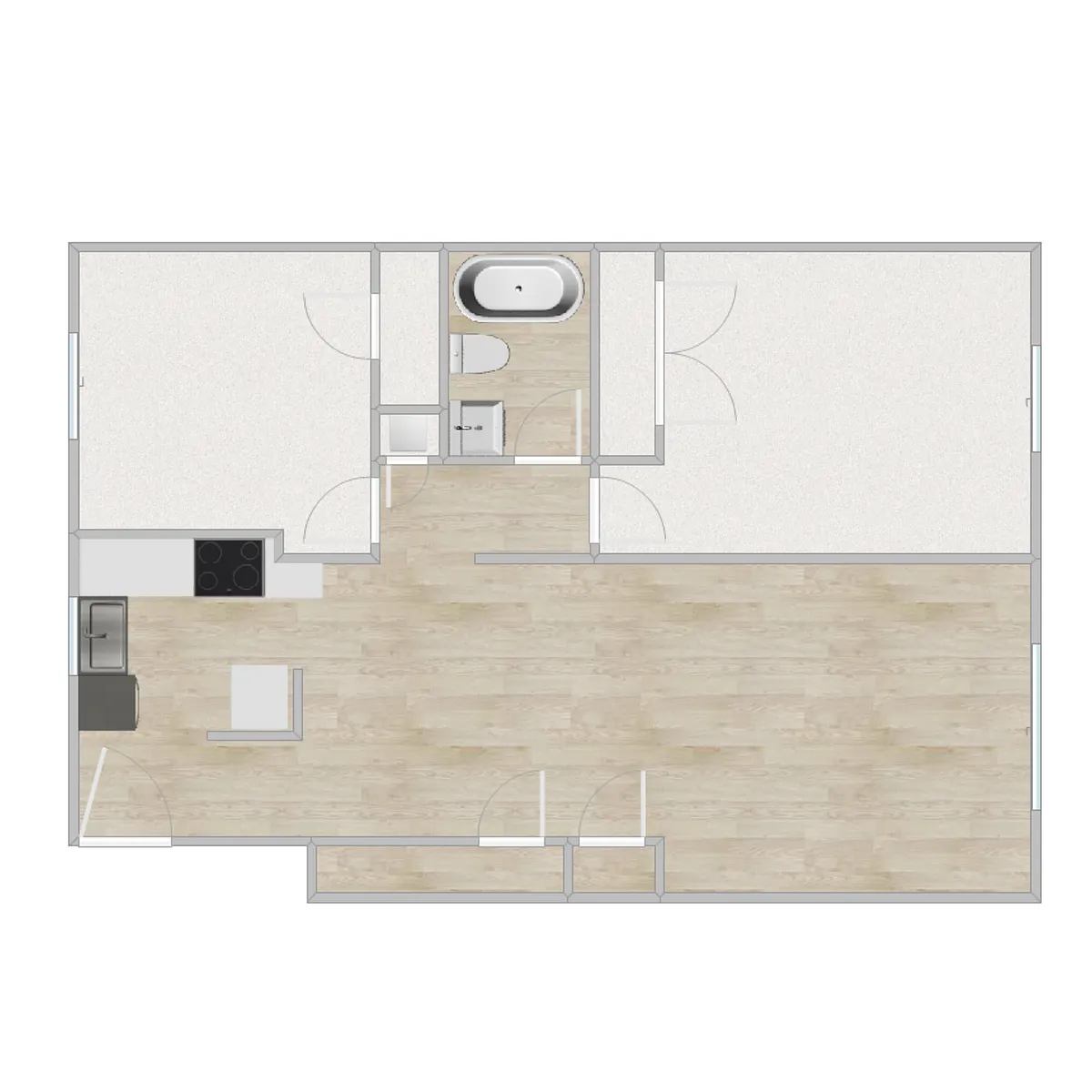 Floor plan B1