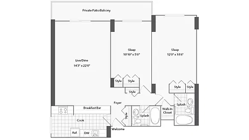 Floor plan Chesapeake