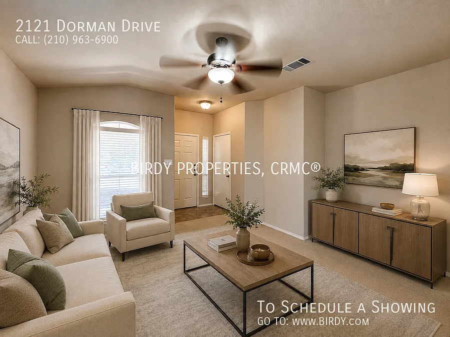 "Charming 3-Bed, 2-Bath Home at 2121 Dorman Drive, New Braunfels 1,188 Sq Ft of Comfort!" — Photo 2