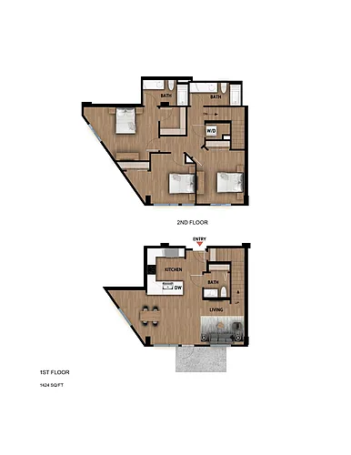Floor plan T3 - 1