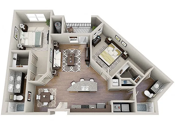 Floor plan The Brooks