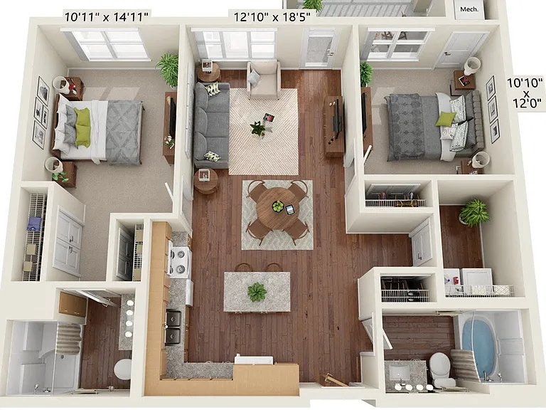 Oaks Landing 55+ Apartments — Photo 45