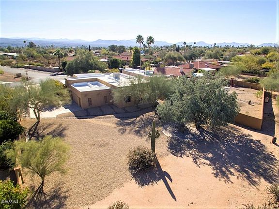 Aerial View Back Yard