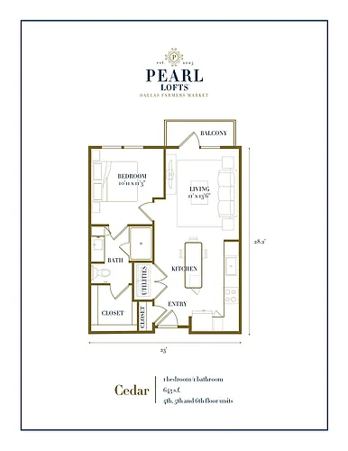 Floor plan Cedar