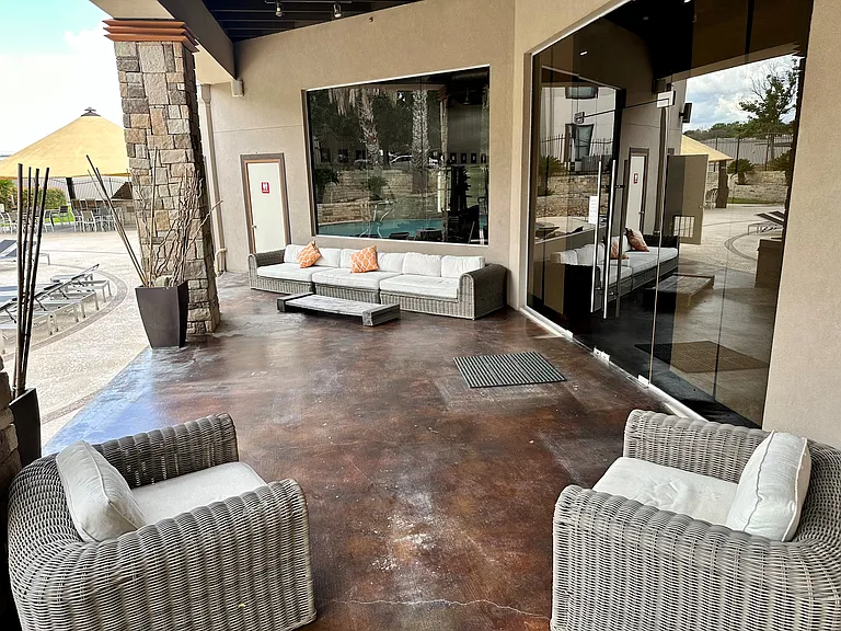 RELAX AT OUR POOL COVERED LOUNGE