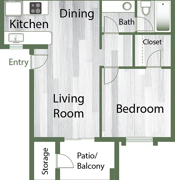 A2R Two Bedroom A2R Two Bedroom