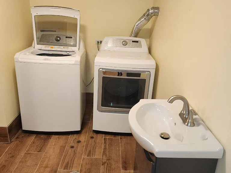 Basement Washing machines and "slop sink"