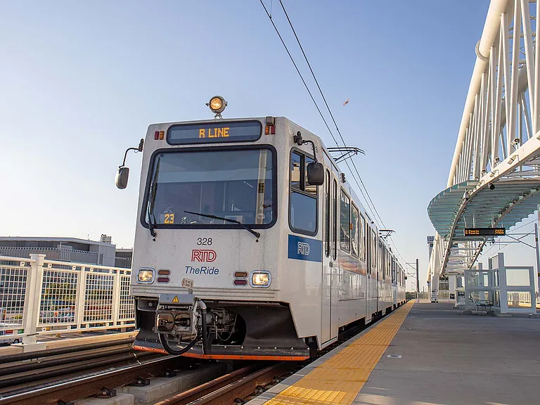 Near the RTD Lightrail