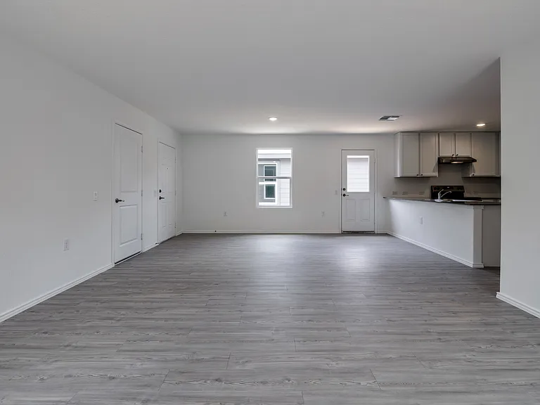 Living Room & Dining Area