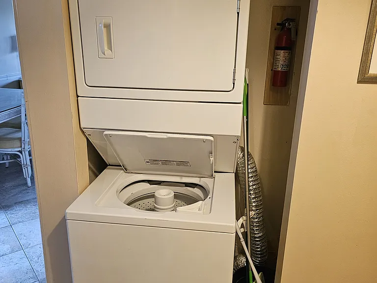 Washer and dryer
