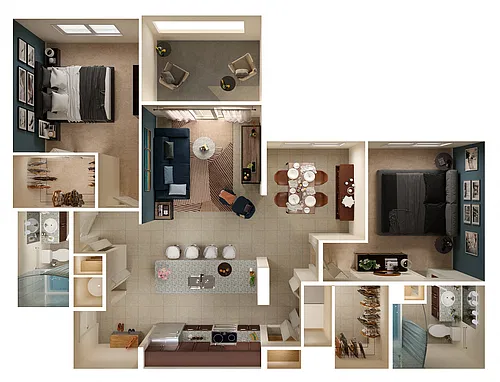 Floor plan B2