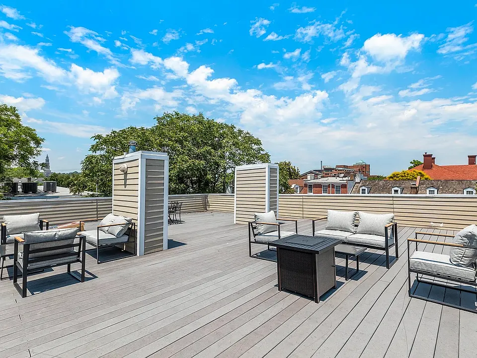 Rooftop terrace (seating and firepits)
