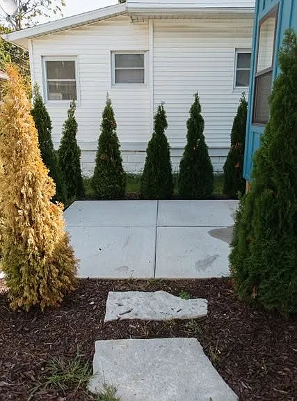 Private patio area