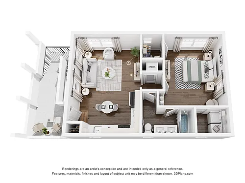 Floor plan Carriage with Attach Garage