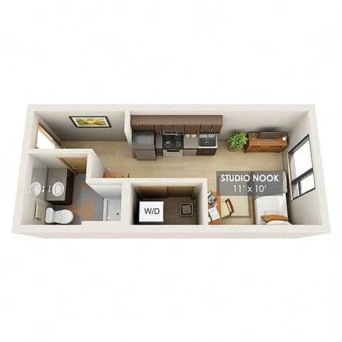 Floor plan Station