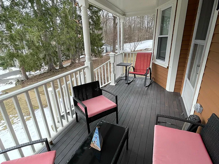 Front porch (furniture for illustration purpose)